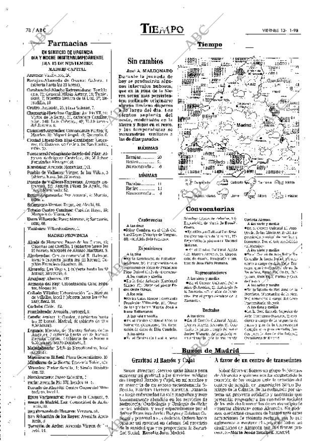 ABC MADRID 13-11-1998 página 78