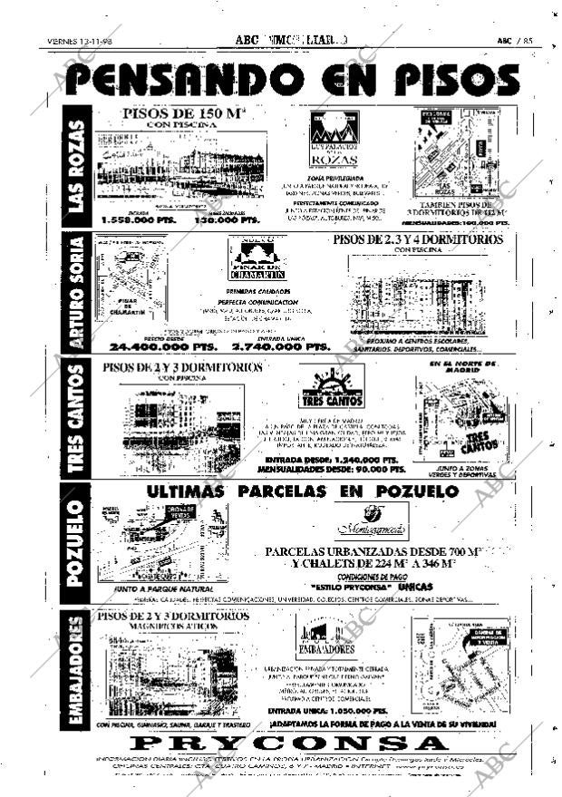 ABC MADRID 13-11-1998 página 85
