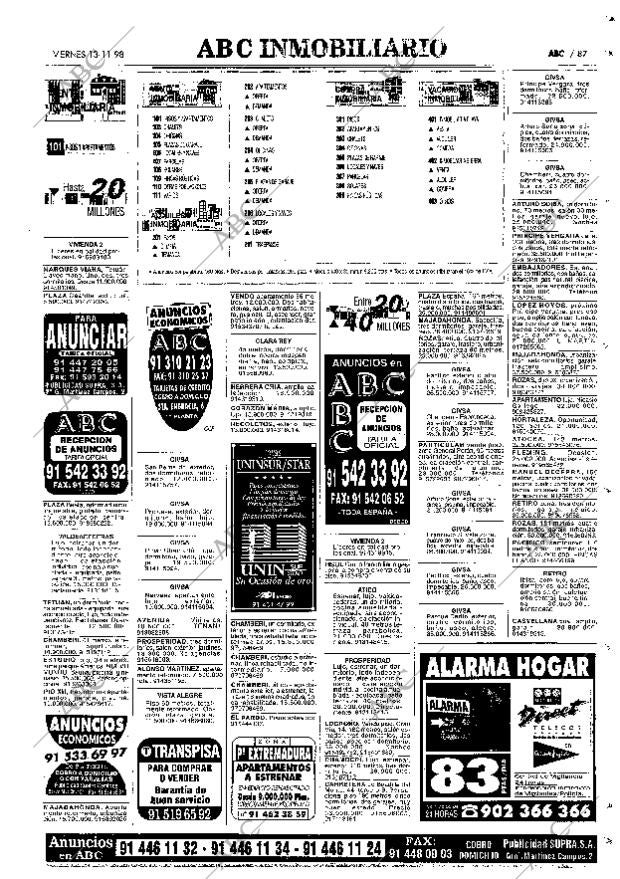 ABC MADRID 13-11-1998 página 87