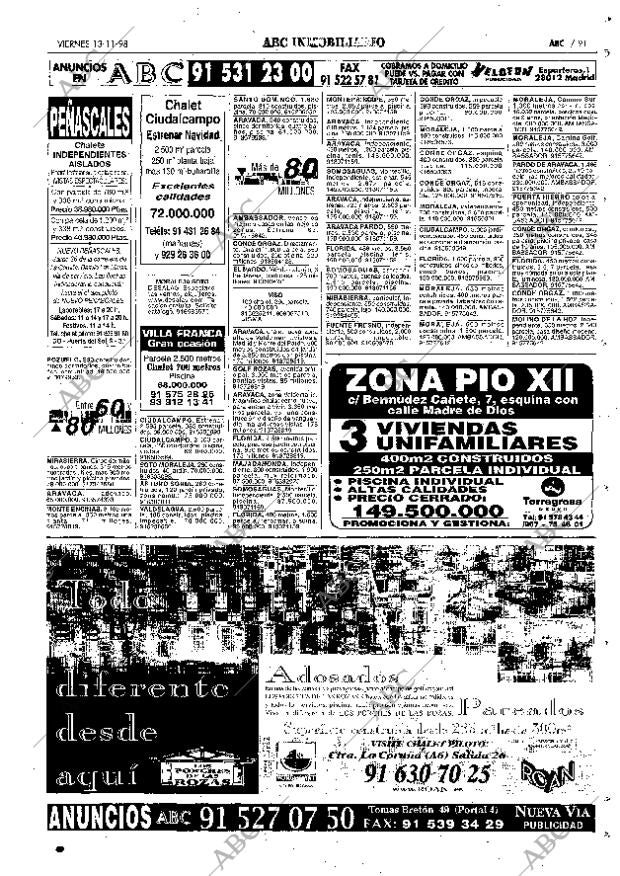 ABC MADRID 13-11-1998 página 91