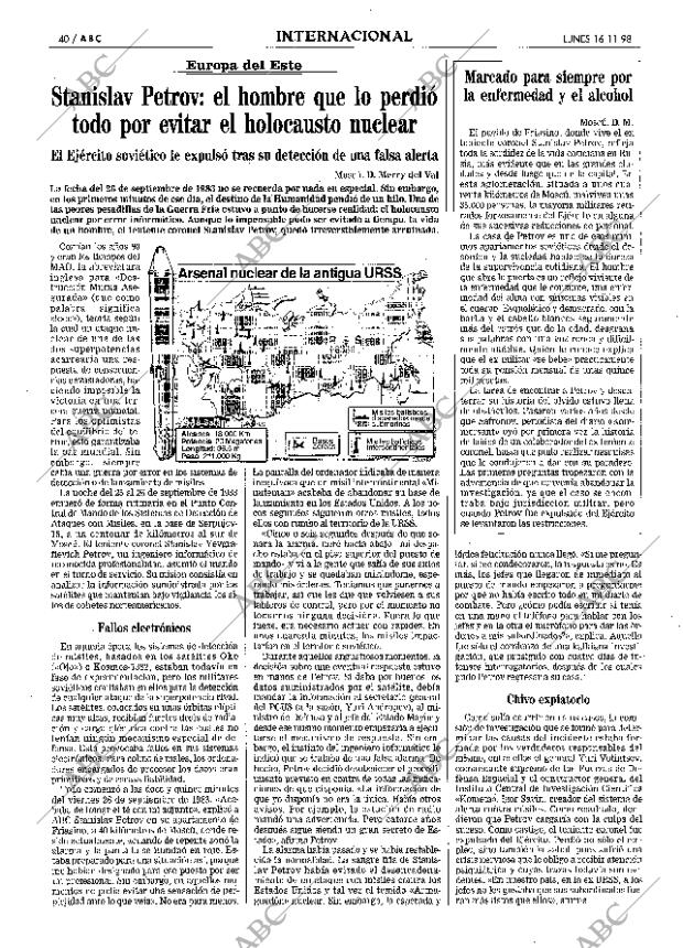 ABC MADRID 16-11-1998 página 40