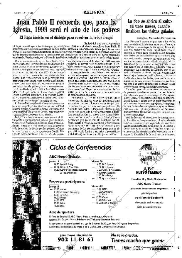 ABC MADRID 16-11-1998 página 99