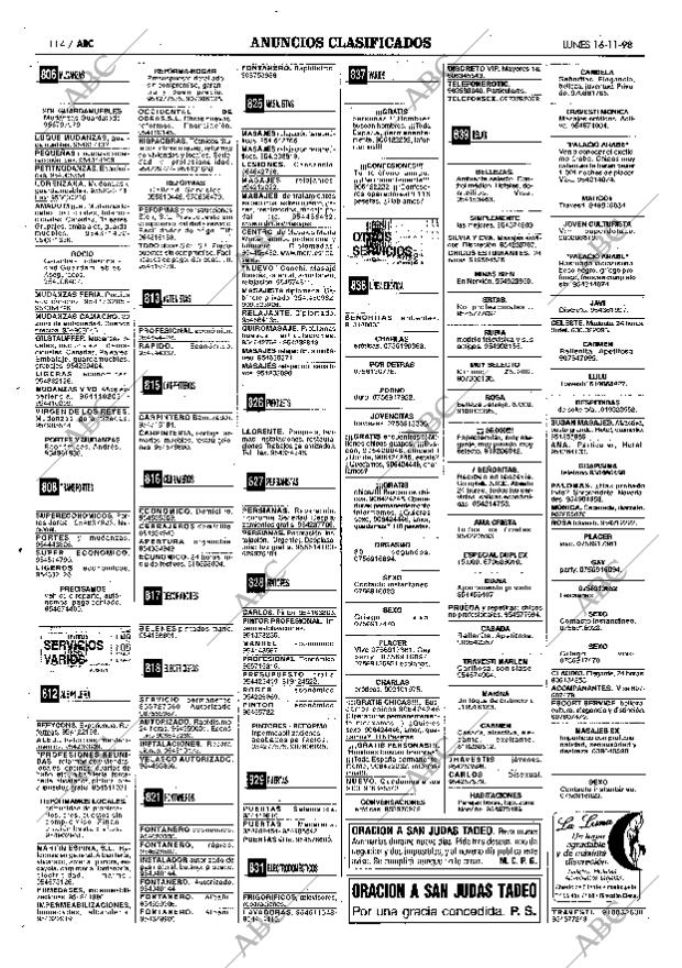 ABC SEVILLA 16-11-1998 página 114