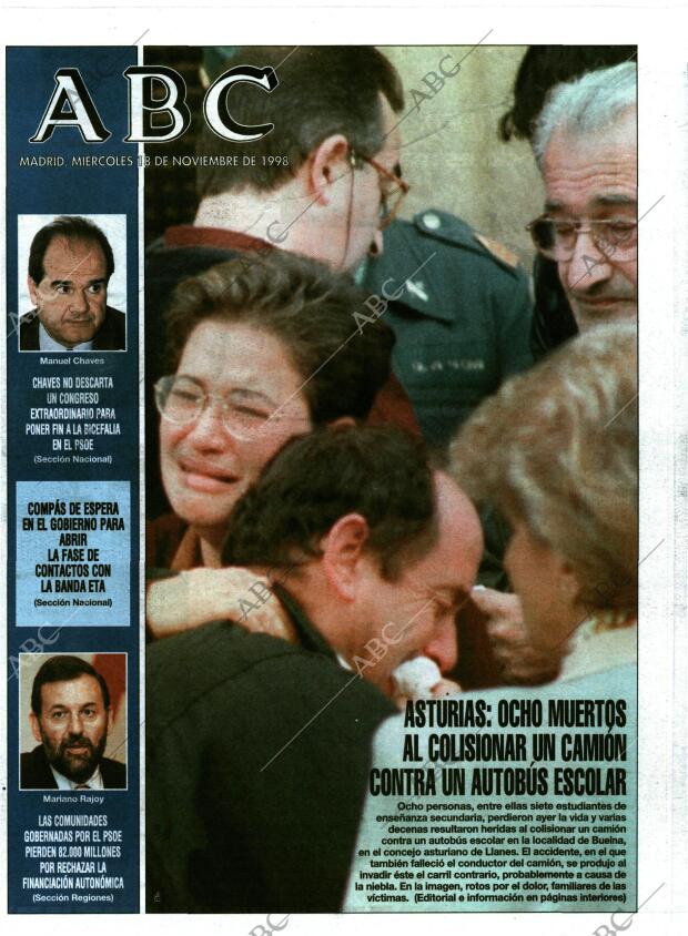 ABC MADRID 18-11-1998 página 1