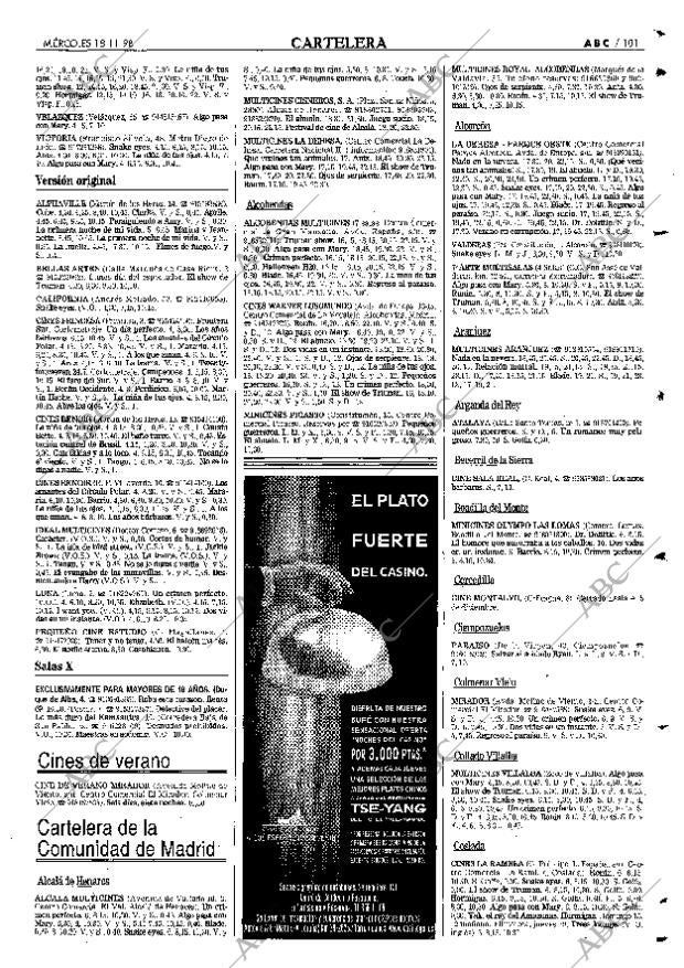 ABC MADRID 18-11-1998 página 101