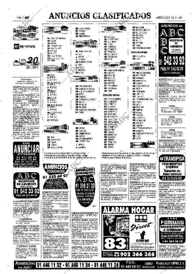 ABC MADRID 18-11-1998 página 106