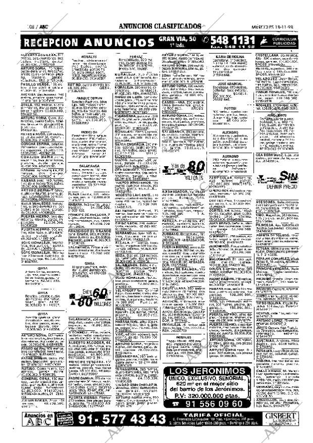 ABC MADRID 18-11-1998 página 108