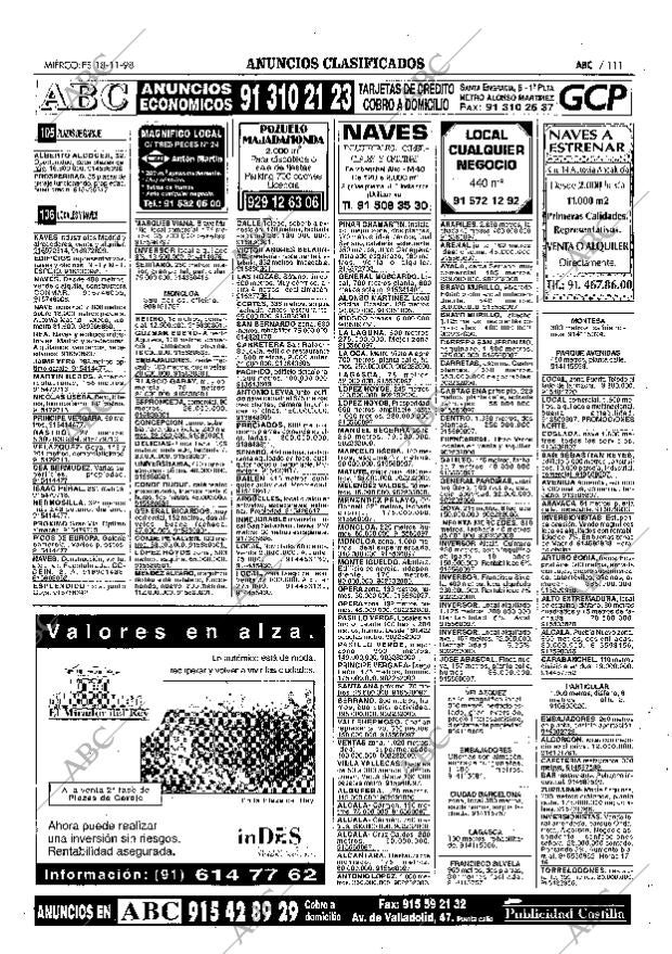 ABC MADRID 18-11-1998 página 111