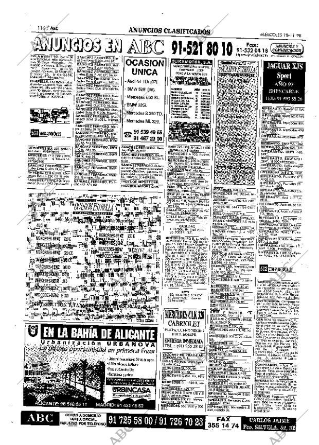 ABC MADRID 18-11-1998 página 116