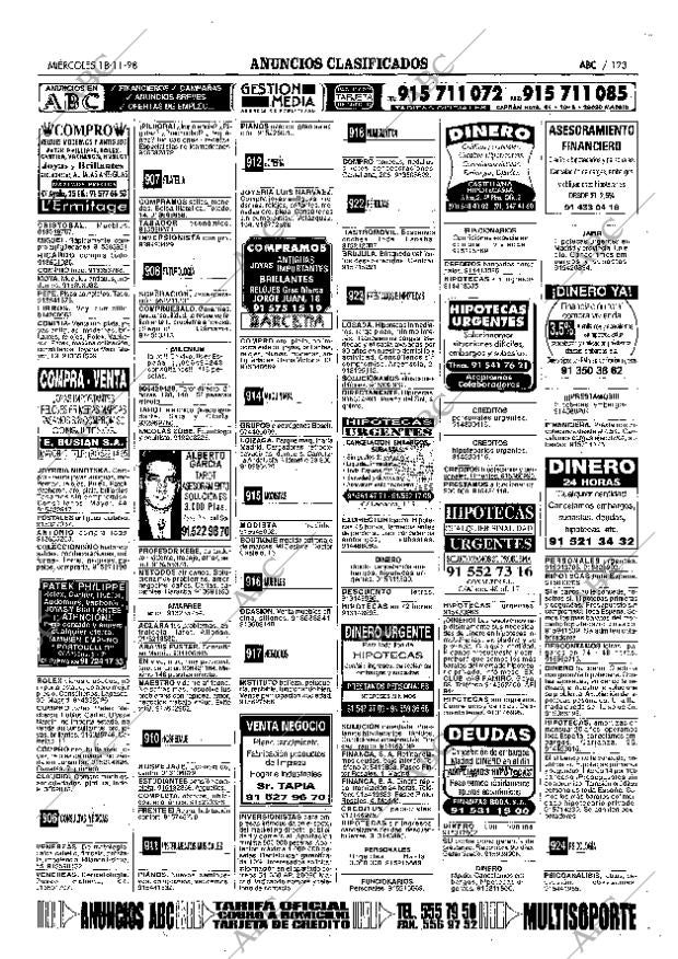 ABC MADRID 18-11-1998 página 123