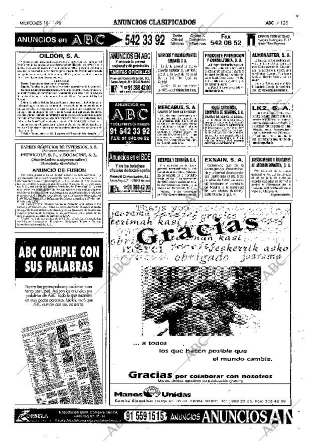 ABC MADRID 18-11-1998 página 125
