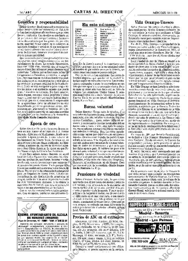 ABC MADRID 18-11-1998 página 14