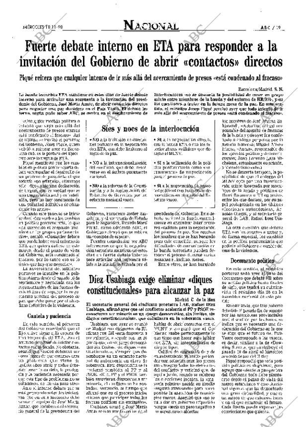 ABC MADRID 18-11-1998 página 19