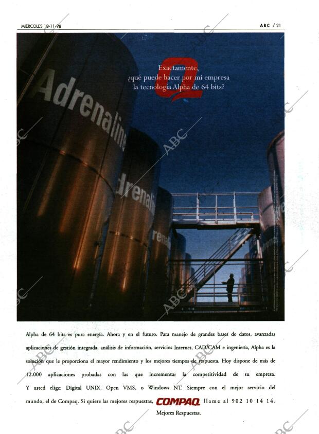 ABC MADRID 18-11-1998 página 21
