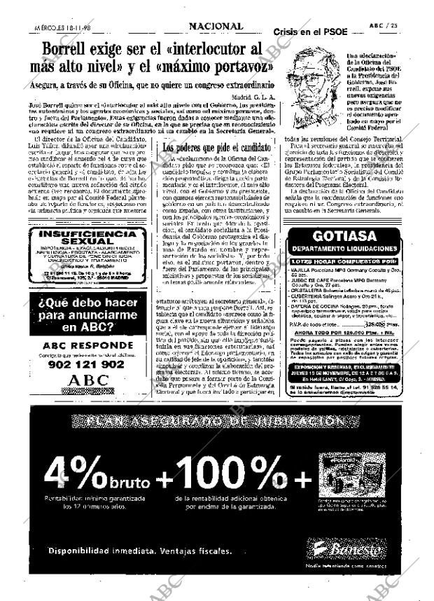 ABC MADRID 18-11-1998 página 25