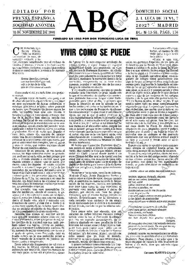 ABC MADRID 18-11-1998 página 3