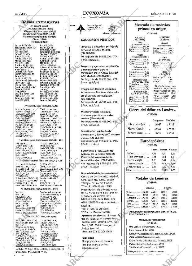 ABC MADRID 18-11-1998 página 50