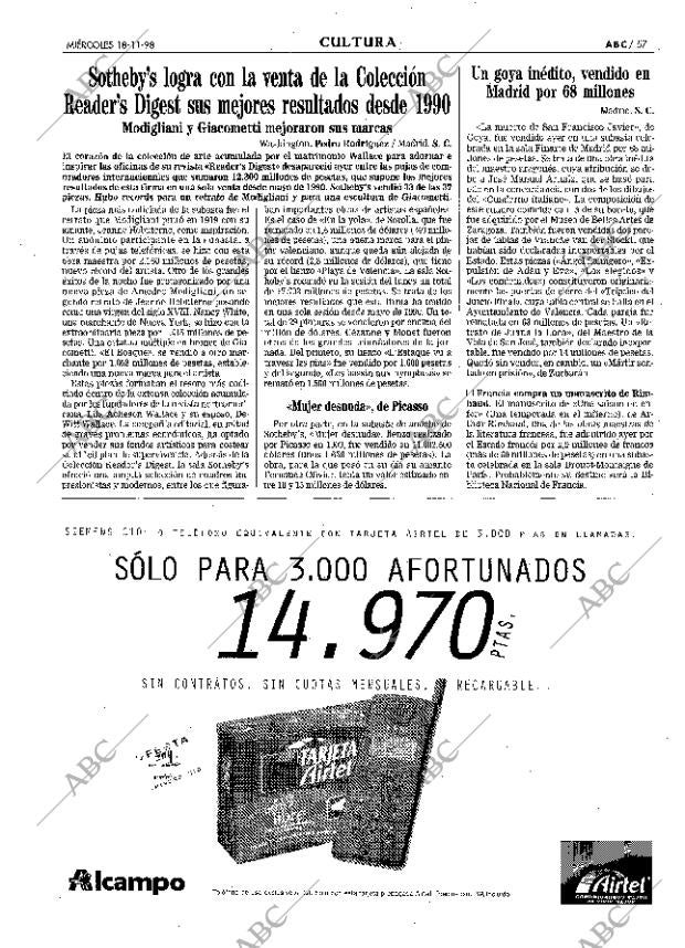 ABC MADRID 18-11-1998 página 57