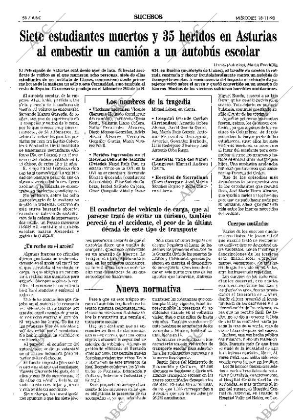 ABC MADRID 18-11-1998 página 58