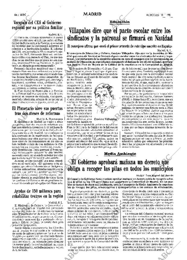 ABC MADRID 18-11-1998 página 66