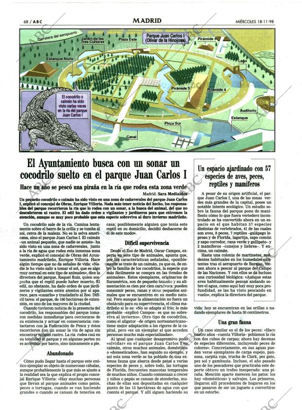 ABC MADRID 18-11-1998 página 68