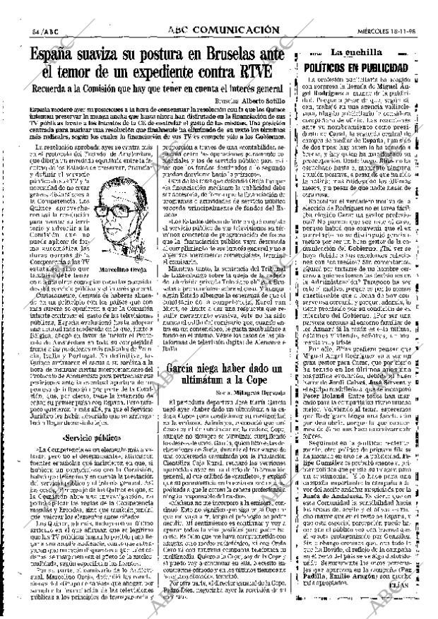 ABC MADRID 18-11-1998 página 84