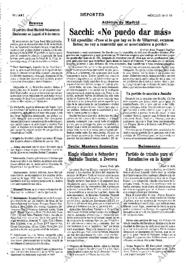 ABC MADRID 18-11-1998 página 90