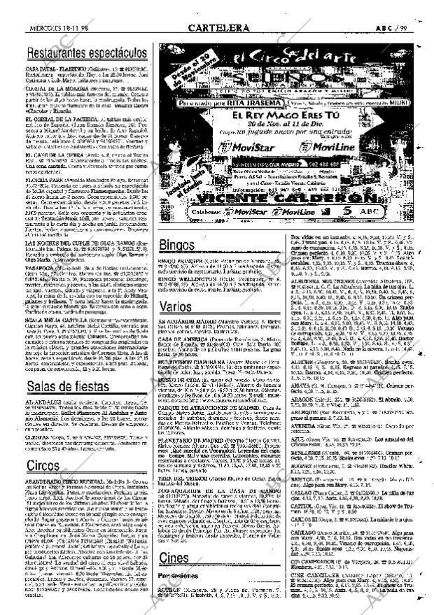 ABC MADRID 18-11-1998 página 99