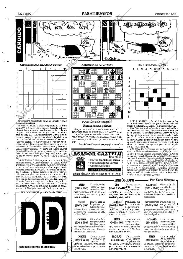 ABC MADRID 20-11-1998 página 132