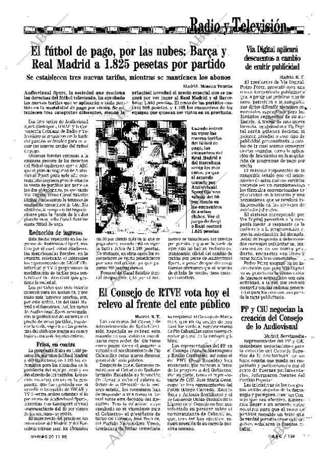 ABC MADRID 20-11-1998 página 139