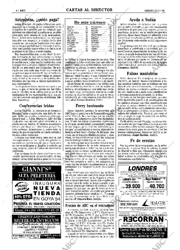 ABC MADRID 20-11-1998 página 14