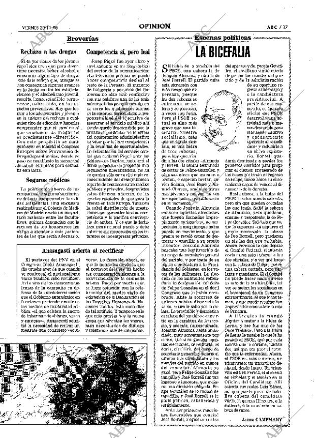 ABC MADRID 20-11-1998 página 17