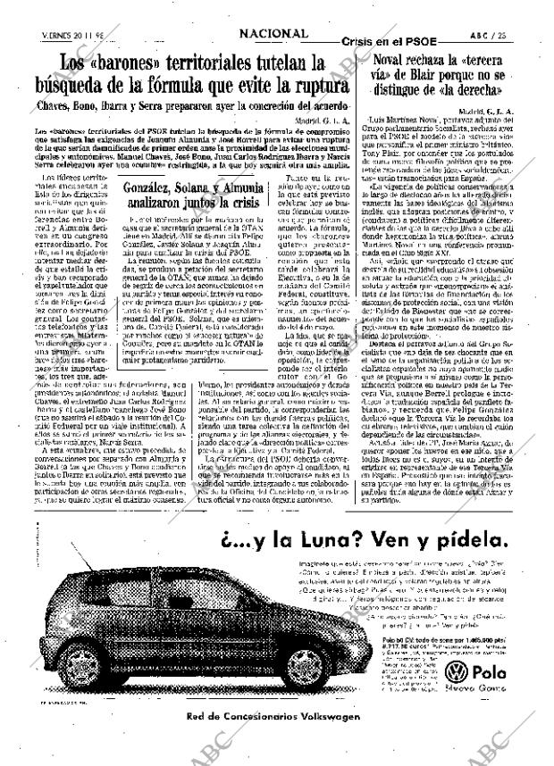 ABC MADRID 20-11-1998 página 23