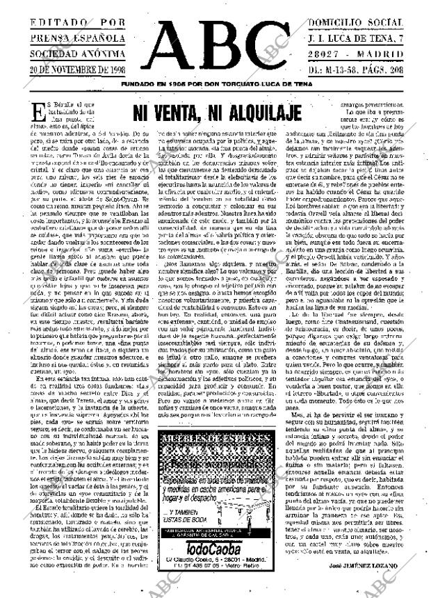 ABC MADRID 20-11-1998 página 3