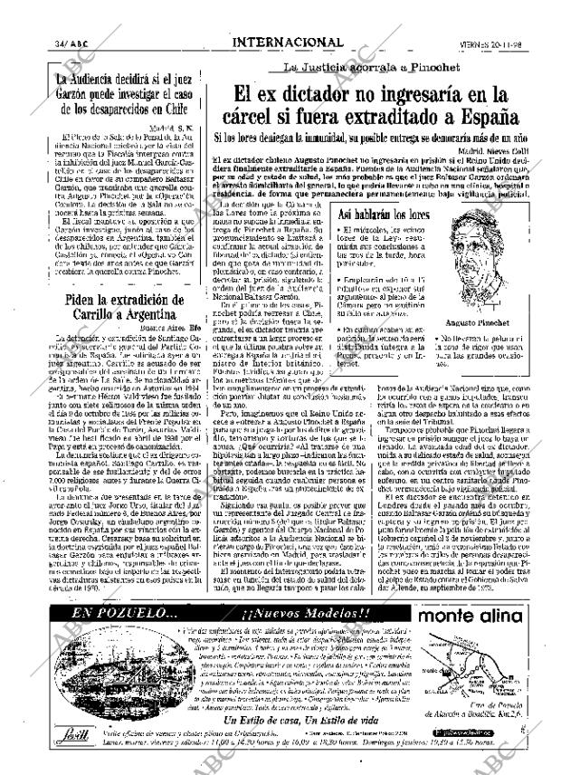 ABC MADRID 20-11-1998 página 34