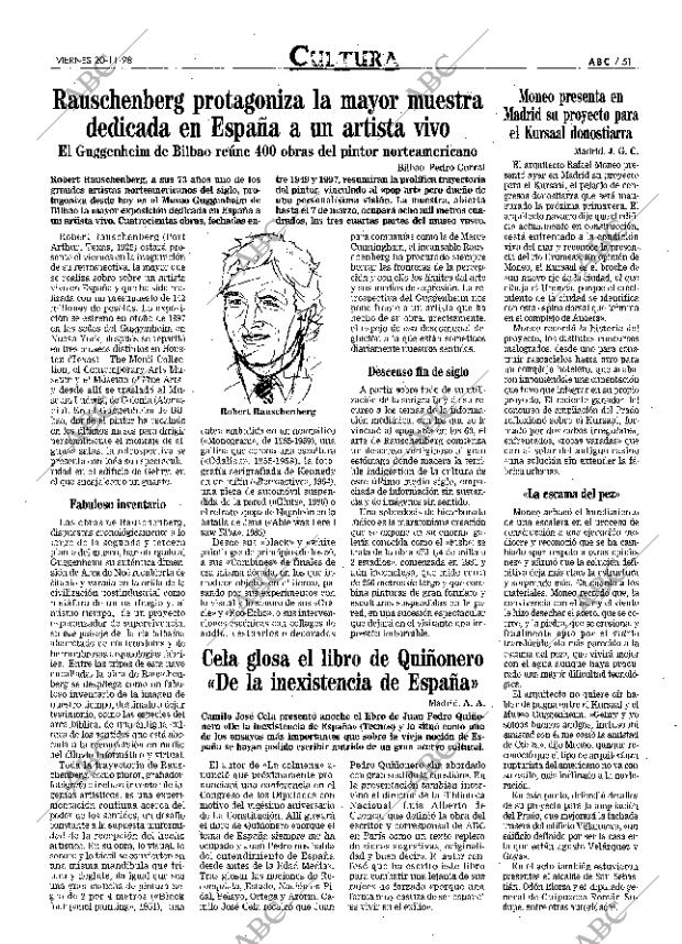 ABC MADRID 20-11-1998 página 51