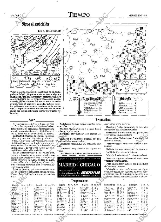 ABC MADRID 20-11-1998 página 54