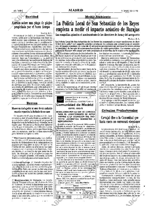 ABC MADRID 20-11-1998 página 68