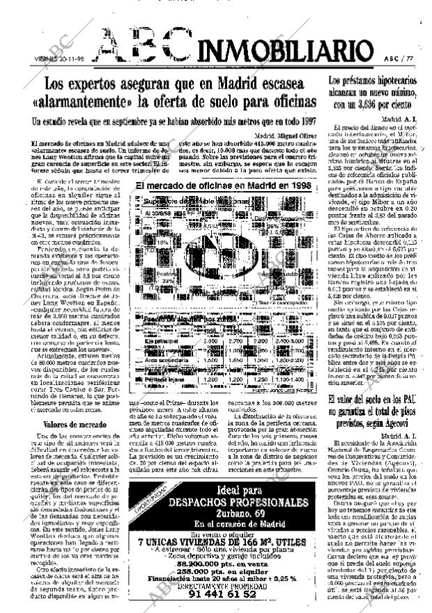 ABC MADRID 20-11-1998 página 77