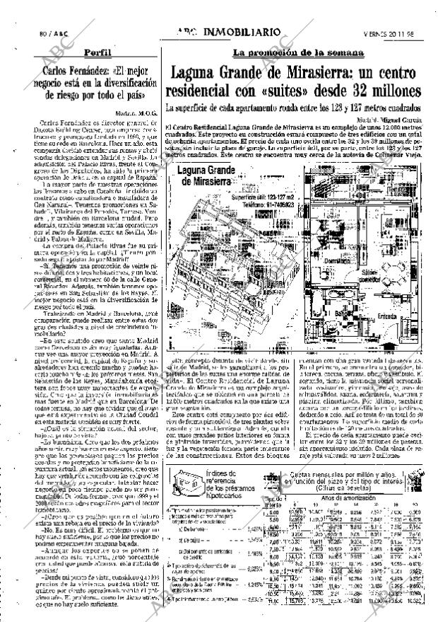 ABC MADRID 20-11-1998 página 80