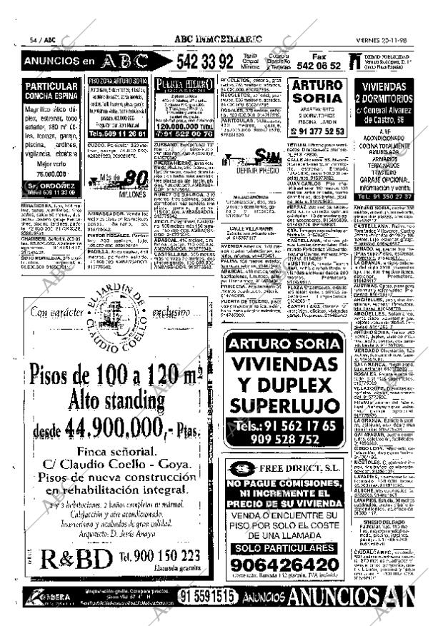 ABC MADRID 20-11-1998 página 84