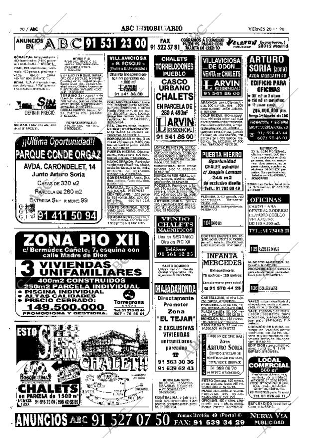 ABC MADRID 20-11-1998 página 90