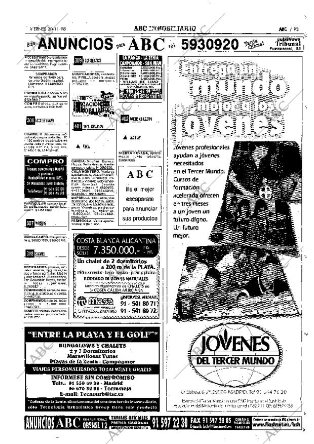 ABC MADRID 20-11-1998 página 93