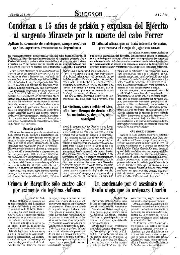 ABC MADRID 20-11-1998 página 95