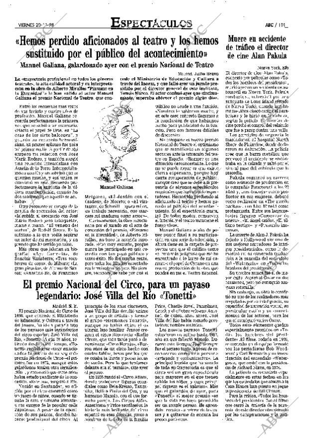 ABC SEVILLA 20-11-1998 página 101