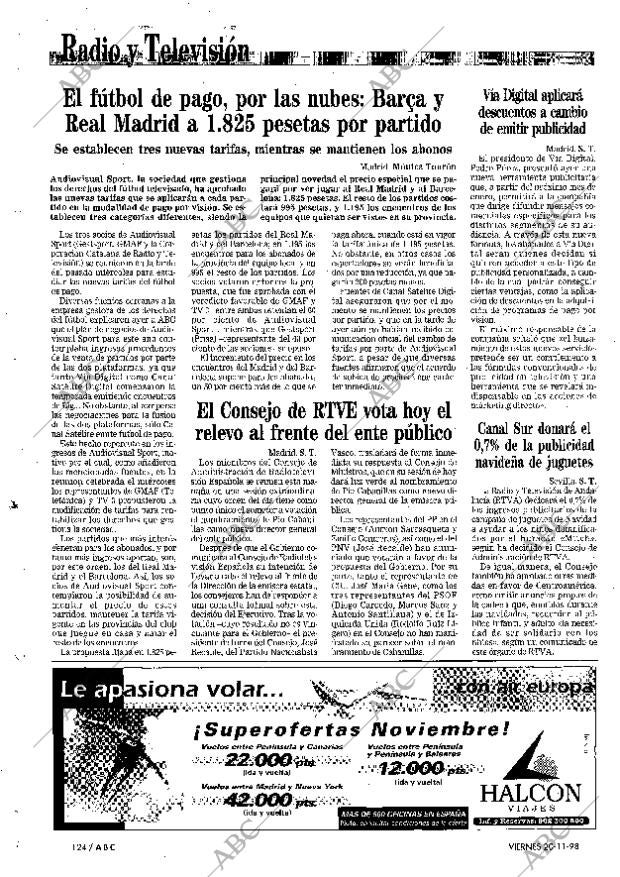 ABC SEVILLA 20-11-1998 página 124