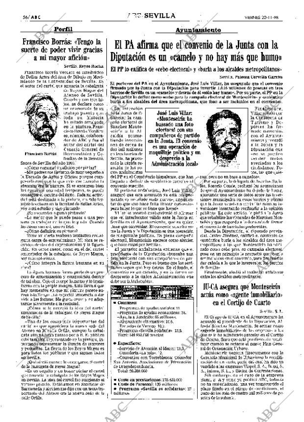 ABC SEVILLA 20-11-1998 página 56