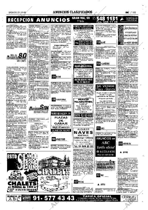 ABC MADRID 21-11-1998 página 103