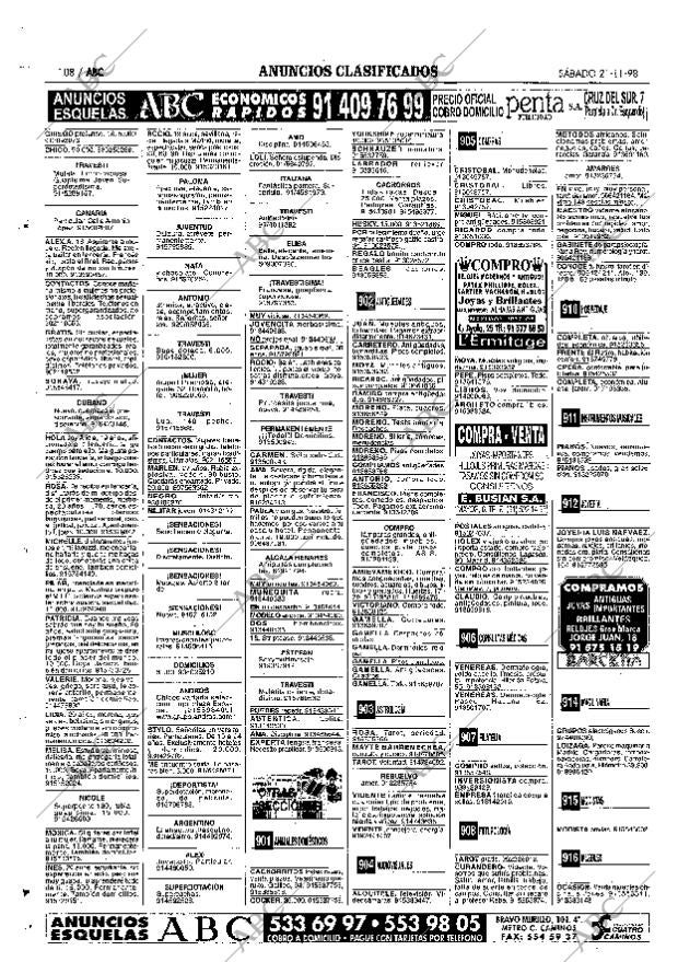 ABC MADRID 21-11-1998 página 108