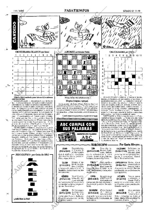 ABC MADRID 21-11-1998 página 110